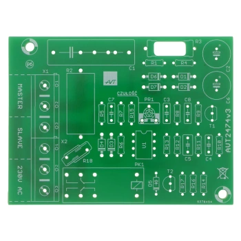 Uniwersalny wyłącznik pomocniczy - PCB do projektu AVT 2474