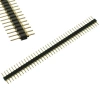 Listwa kołkowa goldpin 1x40 pin, raster 2,54 mm, prosta, precyzyjna