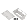 Obudowa modułowa na szynę DIN ZD1008J, 89,8 × 142,8 × 65,2 mm, ABS, szara, Kradex