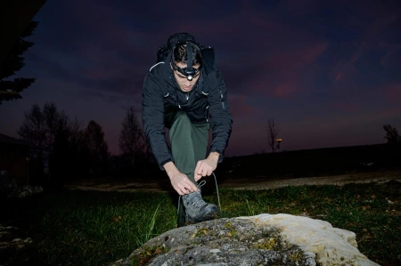 Akumulatorowa latarka czołowa LED LuxPremium KL 251 AF - 250lm - USB-C - Brennenstuhl