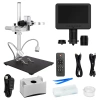 Mikroskop laboratoryjny do obserwacji próbek, elektroniki i biologii, 3 obiektywy, ekran 7″ – Andonstar AD246S-M