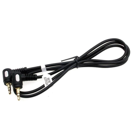 Kabel stereo jack 3.5 wtyk - wtyk kątowy, 0.5m