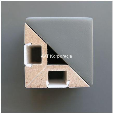 Profil PAC MDF, osłonka mleczna, 1m