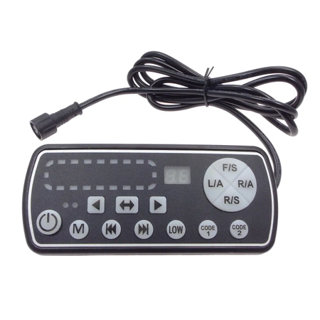 Belka ostrzegawcza LED ze sterownikiem 912x120 R65 R10 TA2 BLK0022-2 12/24V