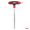 Klucze imbusowe z rękojeścią T 2–10 mm, zestaw 8 szt., stal Cr-V, AMIO-04826