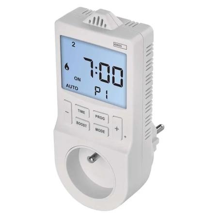 Termostat gniazdkowy z funkcją timera cyfrowego 2w1 EMOS P5660