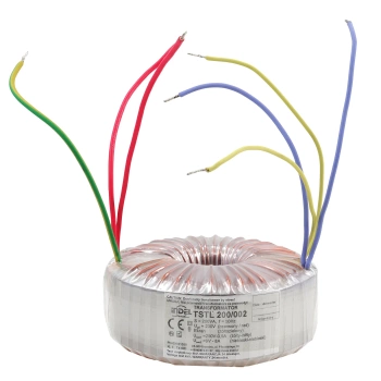 Transformator toroidalny 200VA Indel TSTL 200/002 230V (250V, 9V) do wzmacniaczy lampowych