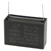 Kondensator rozruchowy do silnika 5µF 450VAC, CBB61, do druku, 47 × 19 × 31 mm, EPERS