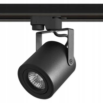 Reflektor szynowy z gniazdem GU10, model ABI 80mm czarny