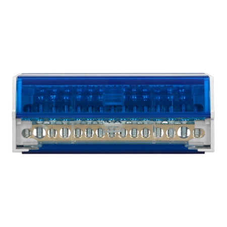 Blok rozdzielczy 4-rzędowy, 15 przewodów, ORNO 8202