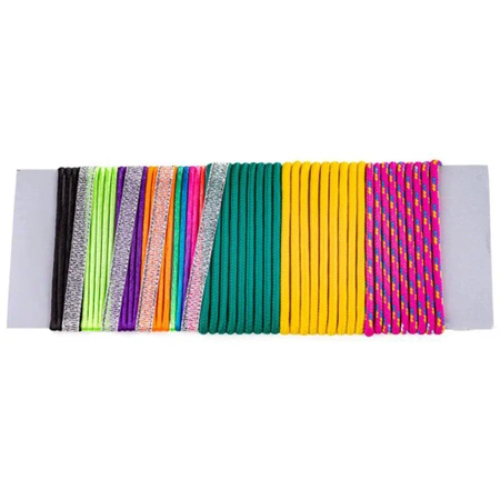 Zestaw do tworzenia biżuterii, bransoletek. Akcesoria i klej.