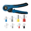 Zestaw tulejek, końcówek kablowych izolowanych 1200szt + zaciskarka, E6223