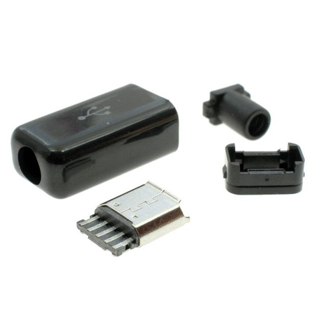 Złącze micro USB B 5 pin, gniazdo na kabel