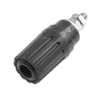 Gniazdo laboratoryjne izolowane 4mm M4, 35/16A, czarne