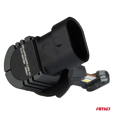 Żarówka samochodowa LED 2szt HB3 HIR1 H10 6000K Canbus 60W AMIO-04117 seria HYBRID