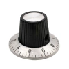 Gałka ze skalą do potencjometru na oś 6mm - 24x14mm - skala 0-9