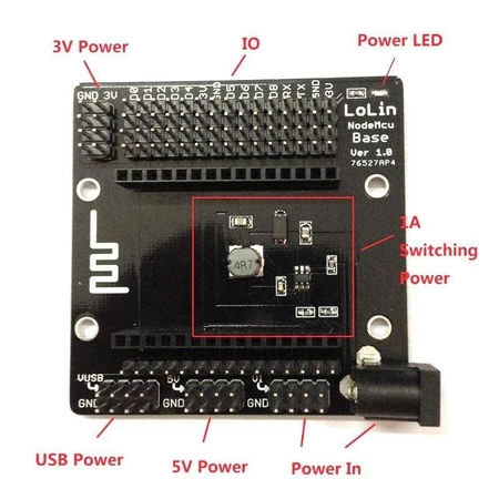 Płyta Testowa dla NodeMCU V3 ESP8266 - budowa prototypów