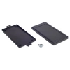 Obudowa uniwersalna z panelami bocznymi z uchwytem montażowym 68,0 mm × 129,0 mm × 24,0 mm z ABS, kolor czarny Z34U KRADEX