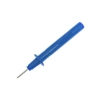 Sonda probiercza 115mm bezpieczna, gniazdo 4mm, niebieska