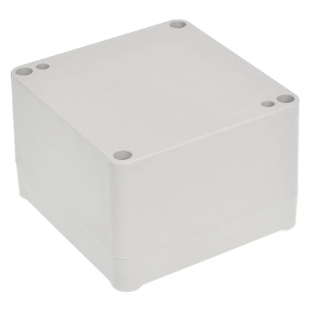 Obudowa uniwersalna z panelami bocznymi 80,0 mm × 82,0 mm × 55,0 mm z PS, kolor jasnoszary Z111J PS KRADEX