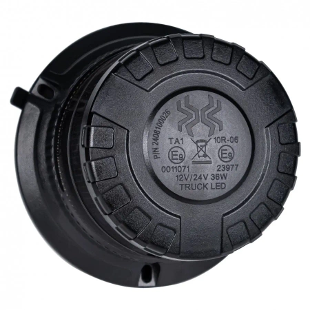 Lampa ostrzegawcza LED do pojazdu, X-SPIDER 1, 36W, światło pomarańczowe, magnes, R65 R10, ALR0085