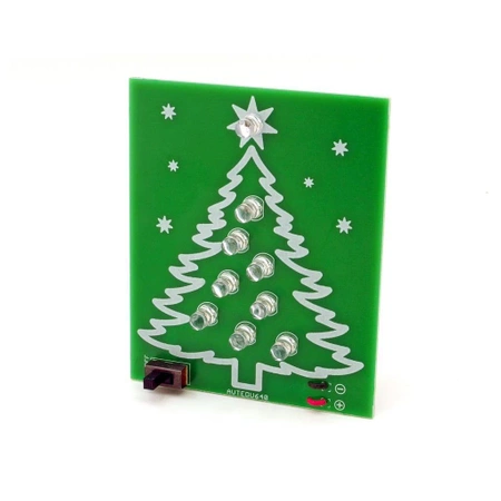 Choinka LED RGB. Zestaw DIY do nauki lutowania AVT EDU640