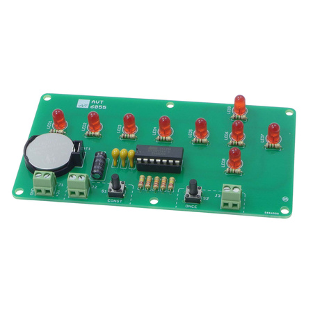 Energooszczędna bezprzewodowa strzałka LED zasilana z baterii CR2032 - KIT AVT 6055