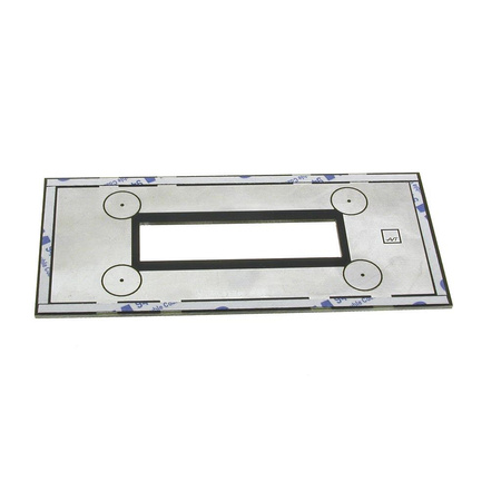 Panel frontowy do instalacji modułów z wyświetlaczami LCD 1x16 lub 2x16 w obudowie Z52