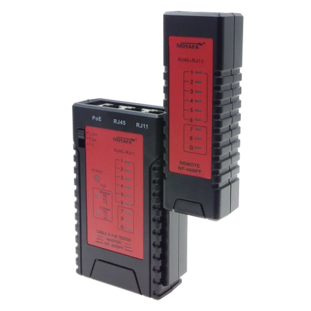 Tester LAN RJ45, RJ11, PoE, Noyafa NF-468PF