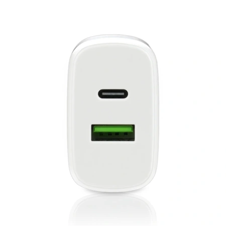 Ładowarka USB, ładowarka sieciowa, szybkie ładowanie QC3.0 + USB-C PD PPS 25W, everActive SC-370Q