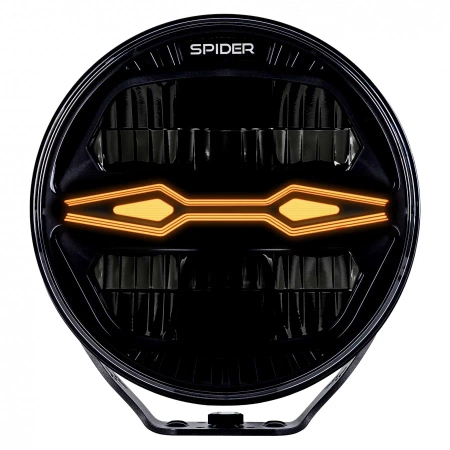Reflektor drogowy LED X-SPIDER NINJA L3442 okrągły 12/24V 80W IP69K – światło drogowe, pozycyjne i ostrzegawcze