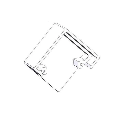 Zaślepka do profilu LSU, kątowa