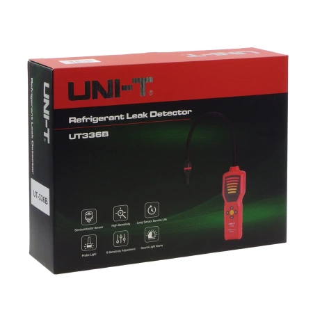 Profesjonalny wykrywacz nieszczelności czynników chłodniczych CFC, HCFC, HFC, Uni-T UT336B