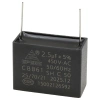 Kondensator rozruchowy do silnika 2,5µF 450VAC, CBB61, do druku, 38 × 17 × 28 mm, EPERS