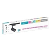 Zestaw oświetlenia szynowego: 4 reflektory LED 5W, 2m szyny + akcesoria, czarny