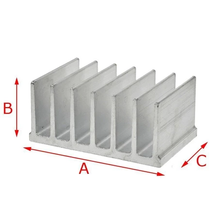 Radiator A5723 78x35x70mm, 2.4K/W