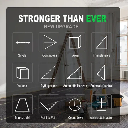 Laserowy miernik odległości, dalmierz 70m Noyafa NF-271