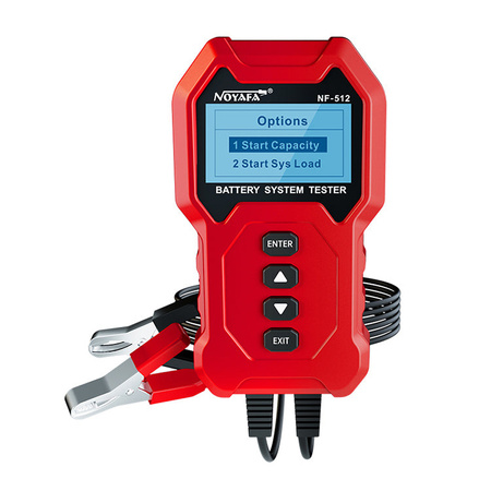 Tester akumulatorów o napięciu 9-35V i pojemności 5-200Ah, Noyafa NF-512
