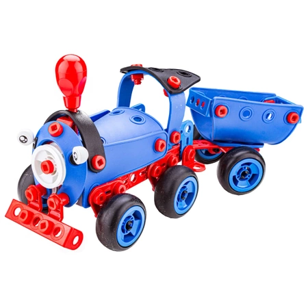 Klocki konstrukcyjne elastyczne: Maszyny 6w1 142 elementy