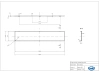 Filtr panelowy czerwony ZDFCZ1012 do obudowy modułowej ZD1012, ABS, Kradex
