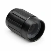 Gałka aluminiowa do potencjometru na oś 6mm - 12,8x17mm - czarna, srebrny znacznik - GCL13