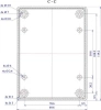 Obudowa uniwersalna Z80, 90 × 120 × 38 mm, ABS, czarna, Kradex