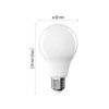 Żarówka LED E27 bańka A60, 12,4 W, odpowiednik 75 W, ciepła biel, 1055 lm, EMOS ZAR-E-ZL5F52