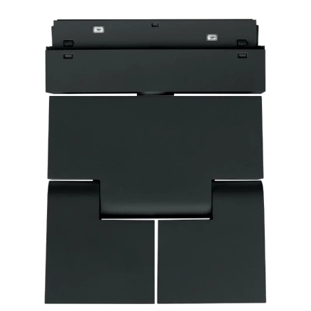 Reflektor szynowy magnetyczny liniowy podwójny regulowany 6W 480lm 4000K czarny M-LINE