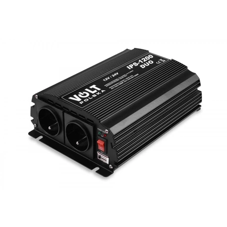 Przetwornica napięcia IPS 1200 DUO 12-24/230V (600W/1200W)