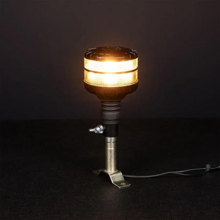 Lampa ostrzegawcza LED do pojazdu, X-SPIDER 1, 36W, 16 LED, światło pomarańczowe, trzpień FLEX, ALR0084