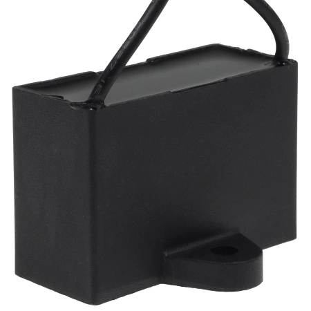 Kondensator rozruchowy do silnika 2.5uF 450VAC, przewody 20cm, 38x17x28mm