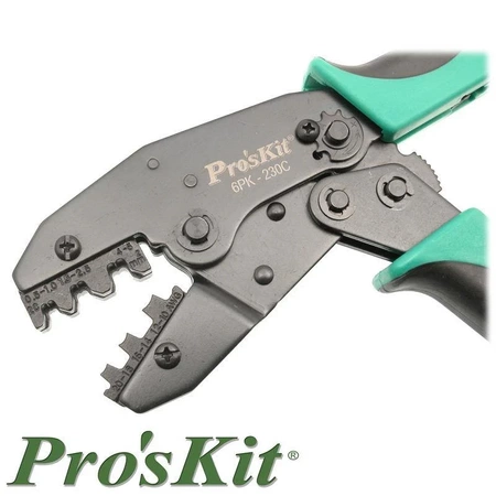 Zaciskarka konektorów nieizolowanych 0.5-6mm2, Proskit 6PK-230C