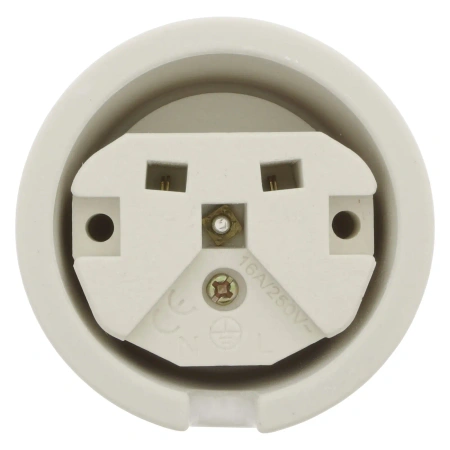 Natynkowe gniazdo pojedyncze ceramiczne białe Ceramic Loft