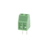 Złącze śrubowe do druku, 2 pola, raster 2,54mm, wysokość 8,5mm, 150V / 6A, 1,0mm², PA66, Degson DG308